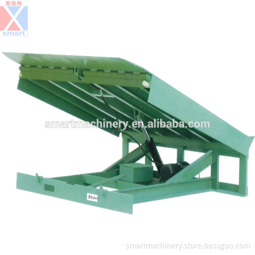 Hydraulic stationary loading ramp